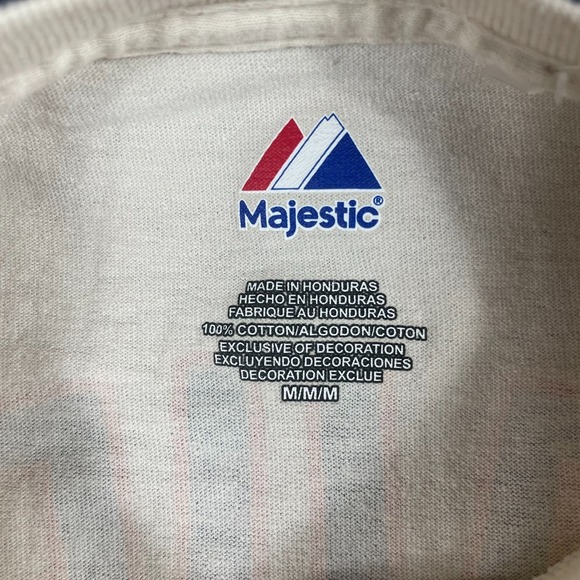 Lot of 7 MLB Baseball T Shirts Yankees Cubs Indians Majestic‎ Braves Twins Tees - Picture 12 of 16